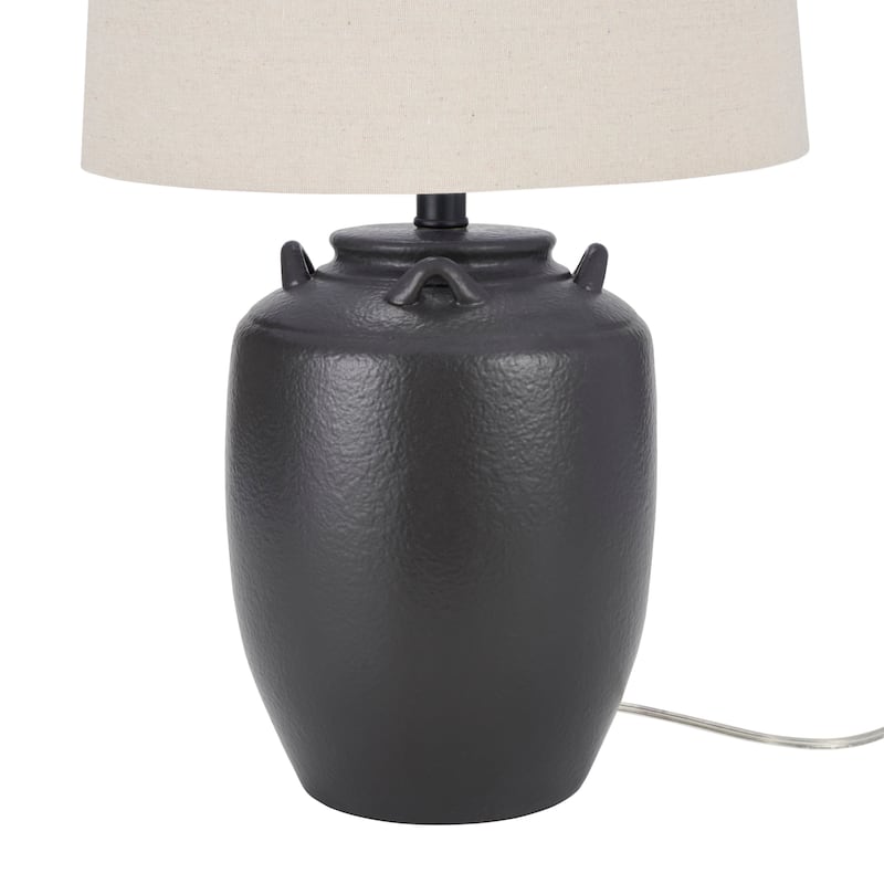 Nourison 24" Farmhouse Ceramic Pottery Jug Table Lamp On Sale Bed Bath & Beyond 37192310